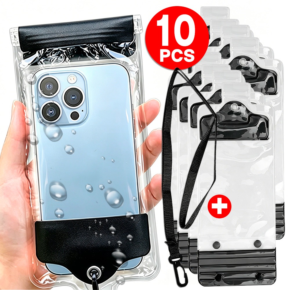 Gaming Accessories Rack - 1-10Pcs Universal IPX8 Waterproof Phone Bag
