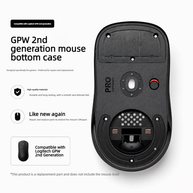 Replacement Mouse Bottom Case  - đánh giá và giá Logitech Mouse G Pro X Superlight