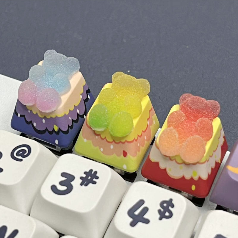 Bear Keycaps Backlight Cherry  - đánh giá và giá Gaming Accessories Aesthetic