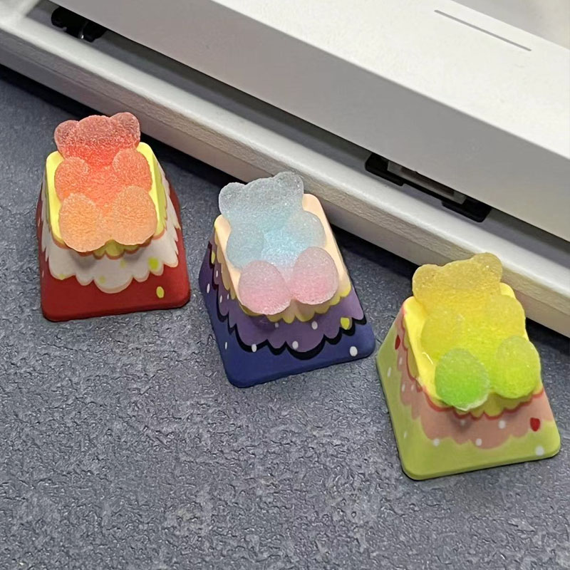Bear Keycaps Backlight Cherry  - đánh giá và giá Gaming Accessories Aesthetic