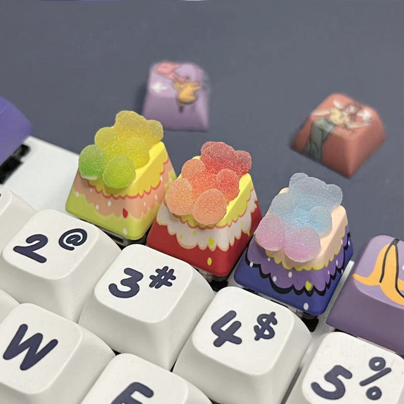 Bear Keycaps Backlight Cherry  - đánh giá và giá Gaming Accessories Aesthetic